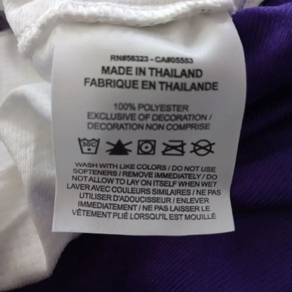 NWT Nike Reversible Purple/White Tank Top Basketball Jersey Size Medium
